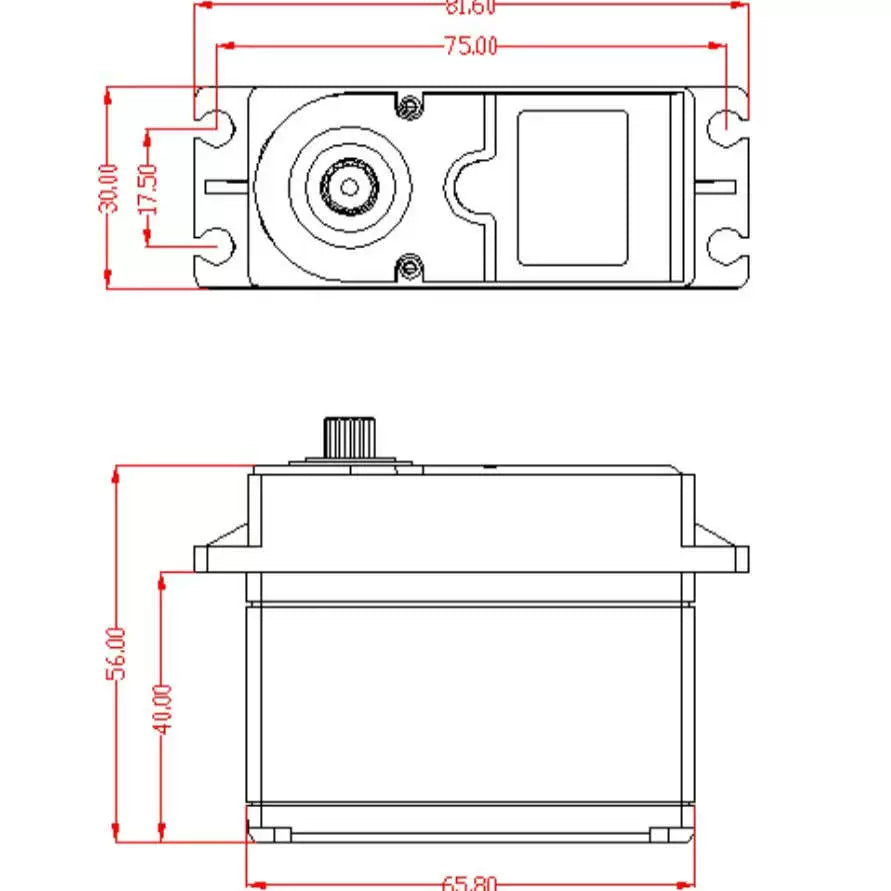 CROSSRC 1/6 Dinosaur EMO XX XXL RC CAR 7.4V 70KG Servo CS-97401542