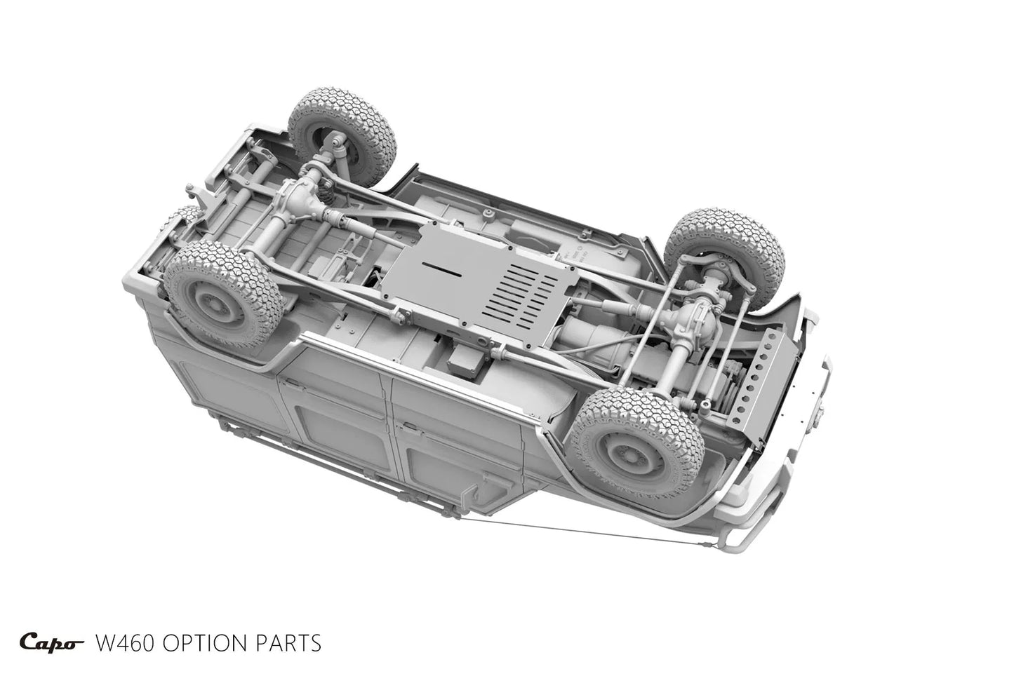 Capo W460 CD158211 1/8 RC CAR OP Metal Bumper Spotlight Winch  Luggage Rack Ladder Armor Tail Hook Pulley collection