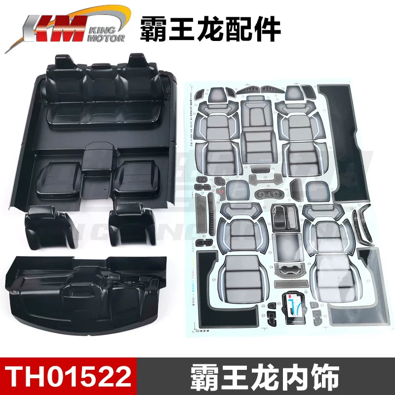 Traction Hobby KM RAM 1500 1/8 4wd Rc Car Original Parts Tires Differential Collision Avoidance Shock Absorption TH01496