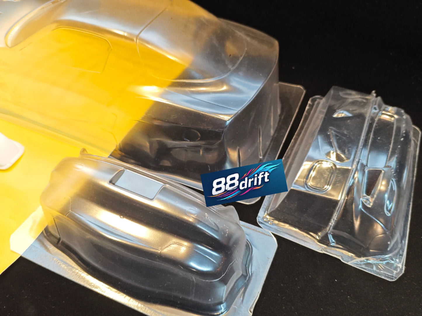 88Drift Rx7 FD3S Pandem 1/10 C Drift Car Transparent Shell Wheelbase 258mm