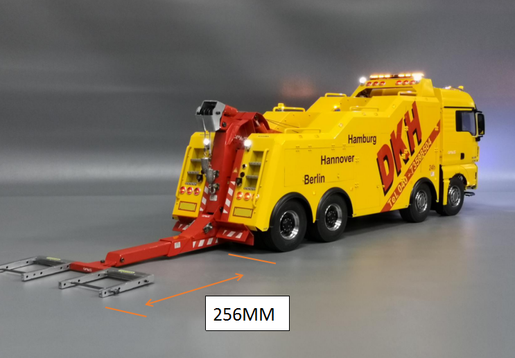 JXMODEL 1/14 RC Clearance Rescue Trailer Chassis Hydraulic Rescue Module Version 2.0 KIT
