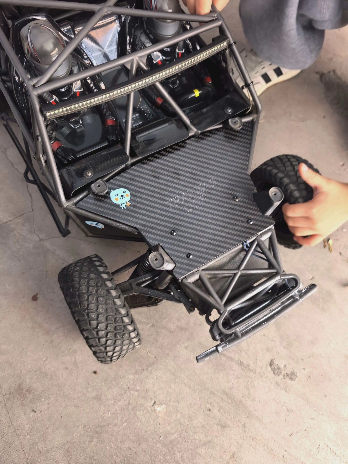 TRAXXAS UDR Rc Car Carbon Fiber Baffle