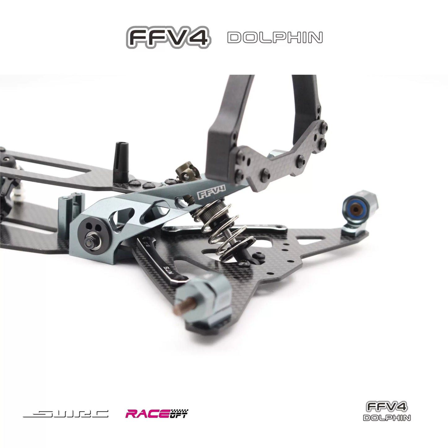 SNRC MTS FFV4 Dolphin 1/10 RC Car Frame kit
