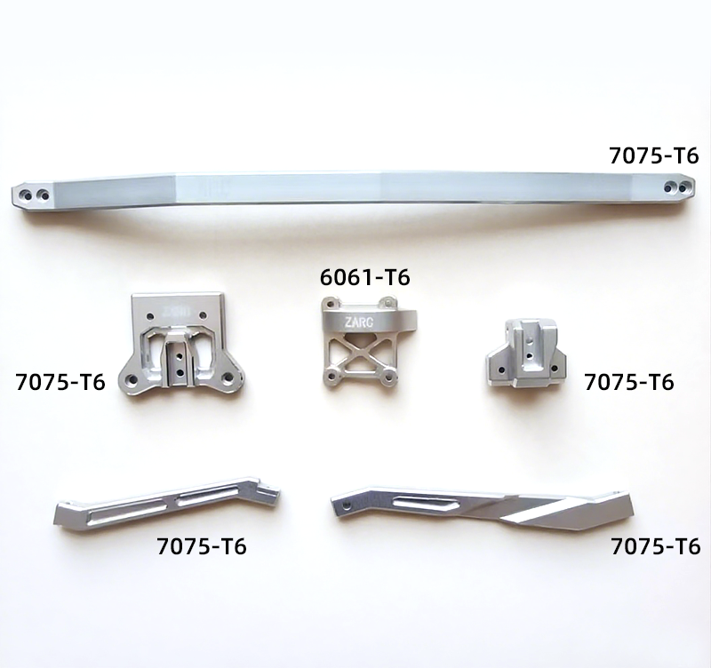 TRACTION HOBBY KING MOTOR KM 1/7 C3 934 Rc Rally Car Rear and Middle Support Base Reinforcement Kit