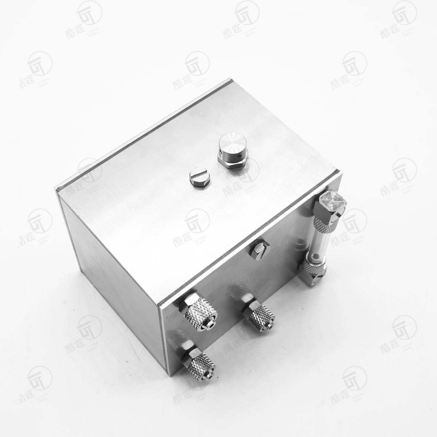 CUT MODEL CUT-8060 M5x6mm SS Miniature Fuel Tank for 1/14 Rc Hydraulic Excavator