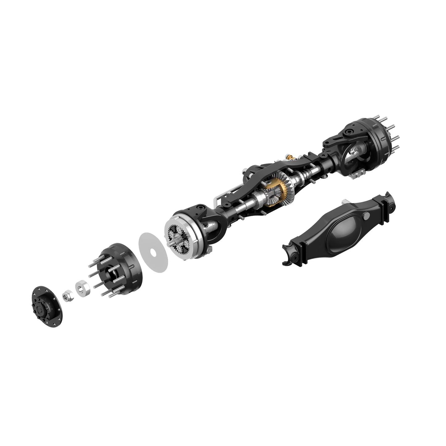 Kabolite 1/14 Rc Truck 6x6 8x8 Wheel Side Reduction Axle Suspension Gearbox Collection