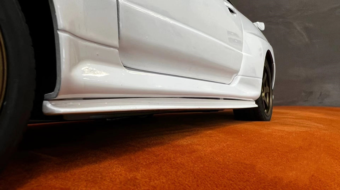 CAPO GTR R34 Rc Car Hood Side Skirt Front Surround Rear Surround Kit