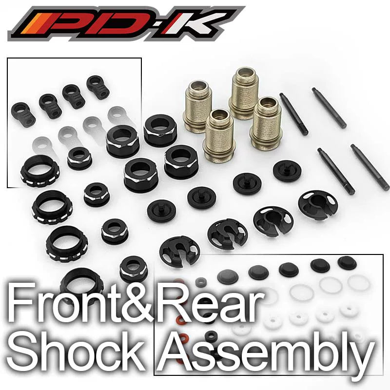 KKPIT-1/10 PDK RC DRIFT CAR All Metal Absorber YD2 MST Universal