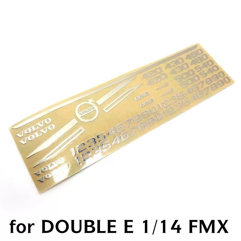 KAYA 1/14 JXMODEL FMX DOUBLE E FMX RC TRACTOR TOY STICKER 172