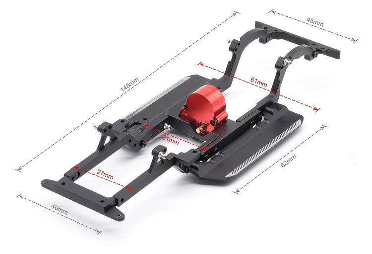 Orlandoo Hunter P01 1:35 F150 Rc Pickup Assembled Model KIT