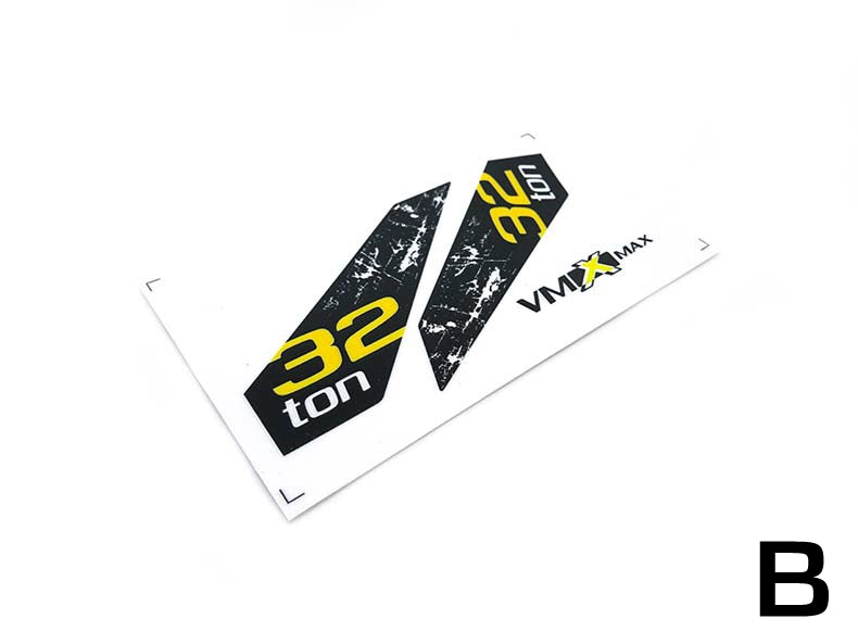 Kaya 1/14 Lesu VM/FE Rc Tractor Toy Coating UV Sticker KUV008