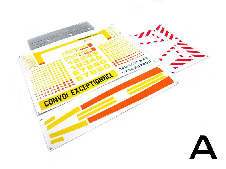 kaya 1/14 Tamiya 56375 56360 56362 FH16 Rc Tractor UV Sticker KUV004