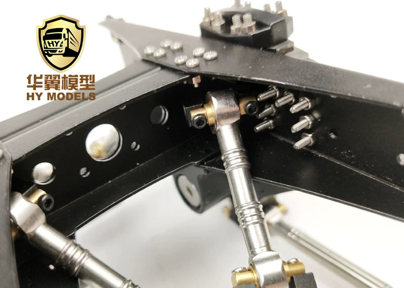 HY MODEL 1/14 RC TAMIYA TRACTOR TRUCK V Shape Full Metal Spring Steel Suspension for Wheel Side Reduction Axles