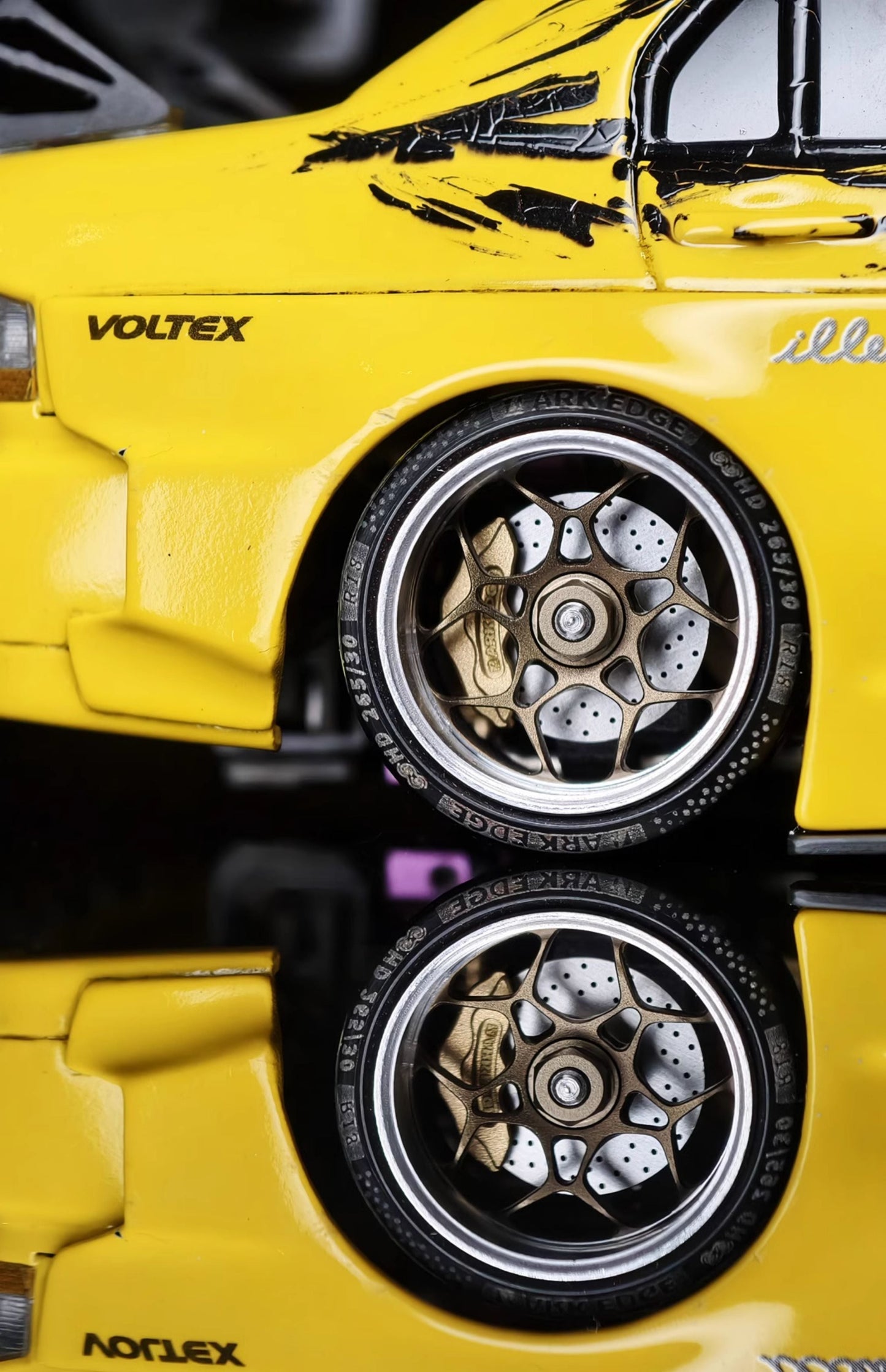 ARKEDGE 1/24 Rc Drift Car Tire 4pcs 22mm Set 4 WIDE