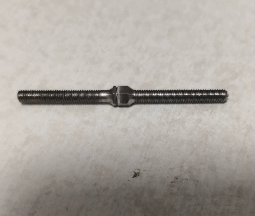 M3 Double Head Stainless Steel Tie Rod for YOKOMO YD2 Sakura MST 1/10 Rc Drift Car 10pcs