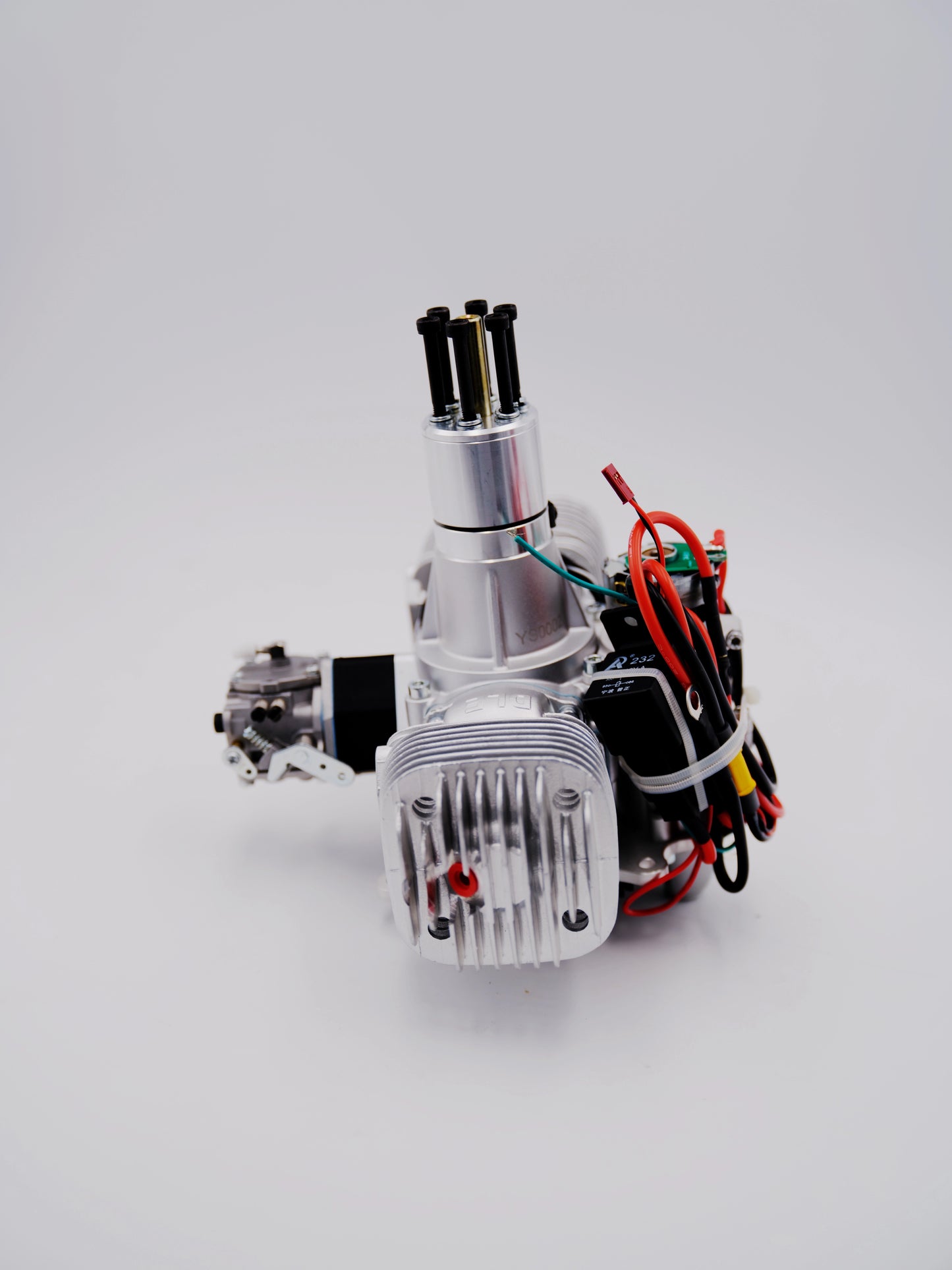 DLE 120 Electric Start with Generator Twin Cylinder Engine for Rc Fixed-wing Aircraft