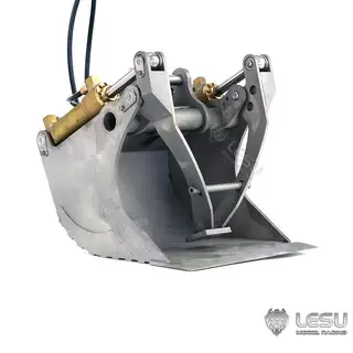 LESU 1/14 Aoue-956 RC Hydraulic Excavator Metal Mechanical Claw Hydraulic Pliers Bucket