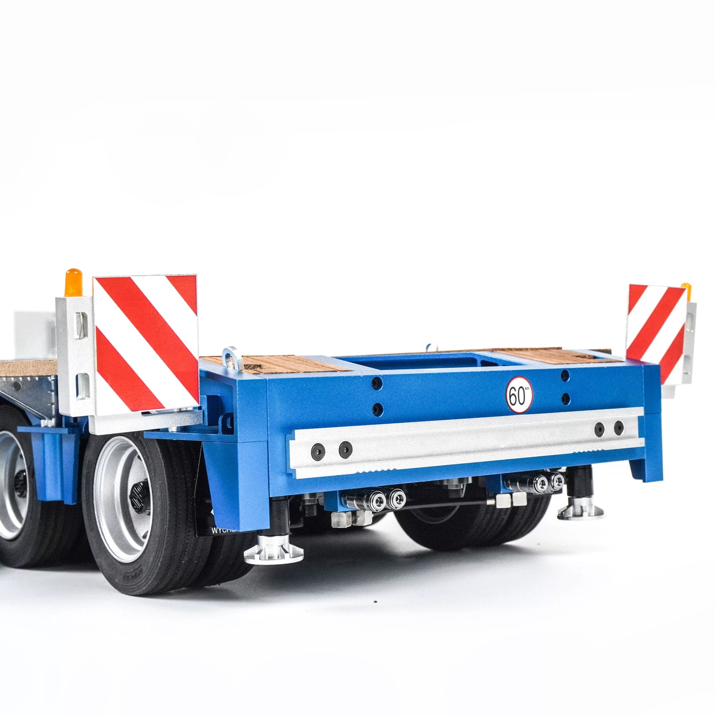 CUT MODEL 1/14 Metal Removable Hydraulic Tail Plate LOW BED Trailer CUT-QG2 + 2