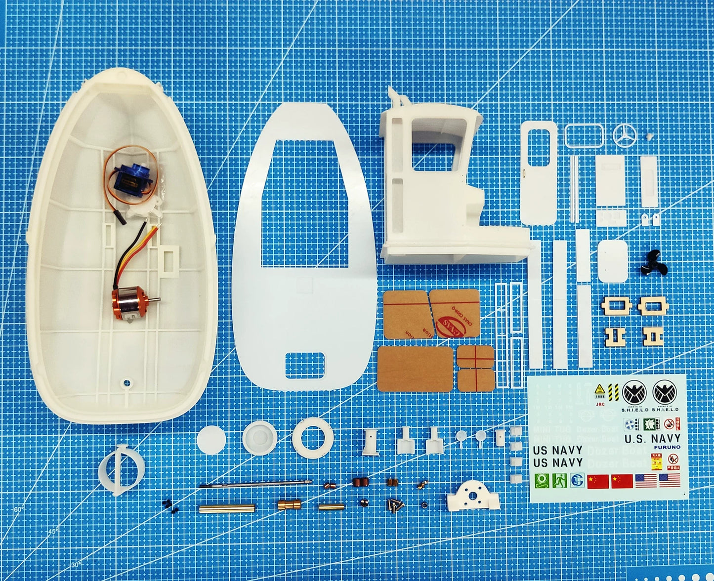 1/18 3D Printed Plastic Rc US Navy Beaver Tugboat KIT