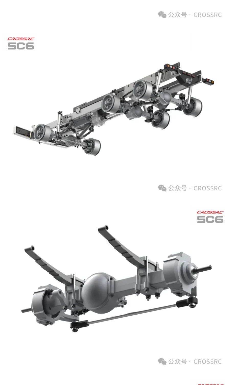 CROSSRC SC6 1/12 6X6 RC TRUCK KIT RTR