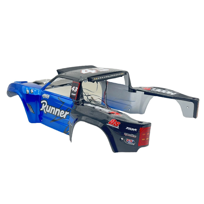 FSR 1/7 Desert Storm RC CAR SHELL with Light Set 415MM Wheelbase