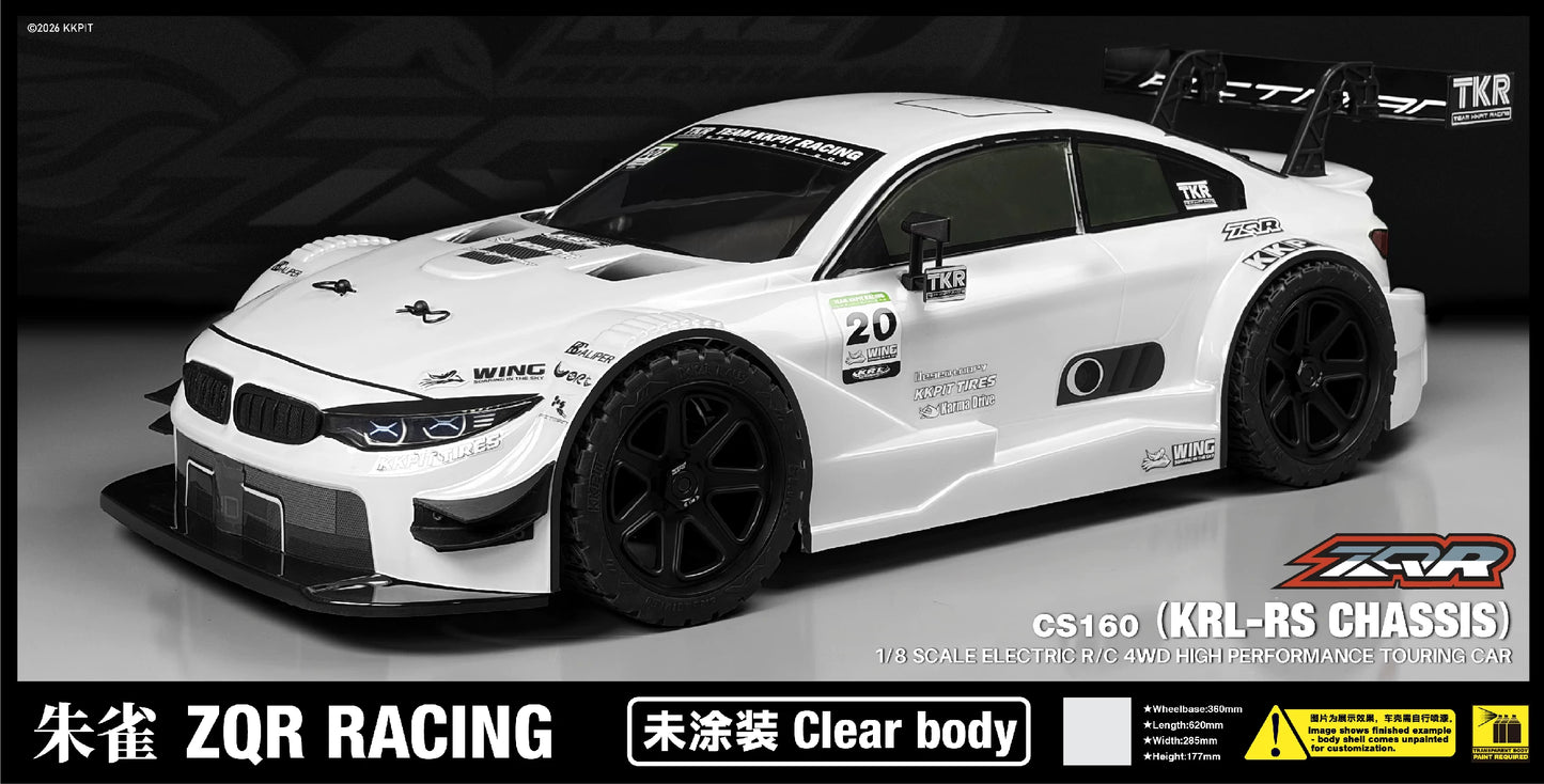 KKPIT 1/8 ZQR RACING RC CAR KIT KRL-RS CHASSIS 360MM wheelbase