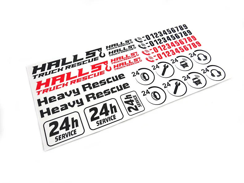 1/14 Tamiya volvo FH16 750 56360 56375 56362 Rc Tractor sticker D409