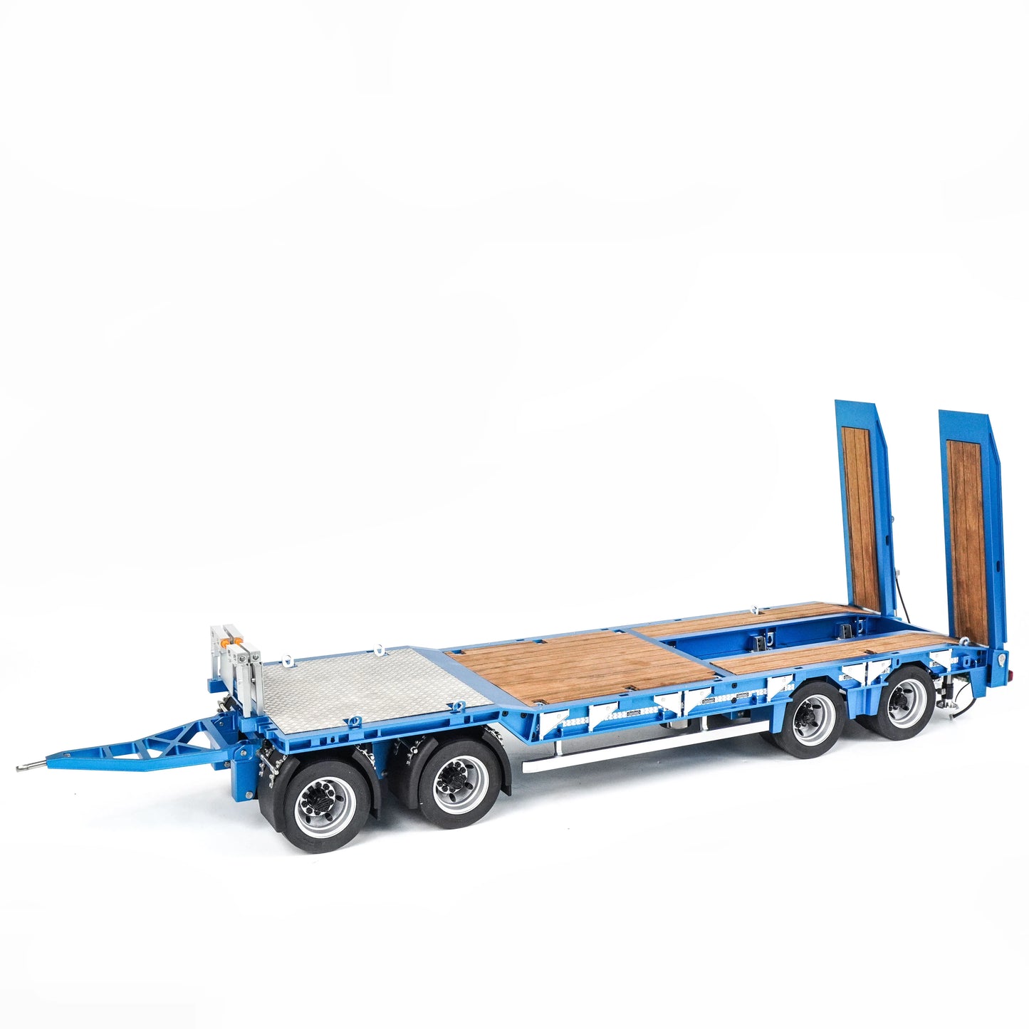 CUT MODEL 1/14 Metal Removable Hydraulic Tail Plate LOW BED Trailer CUT-QG2 + 2