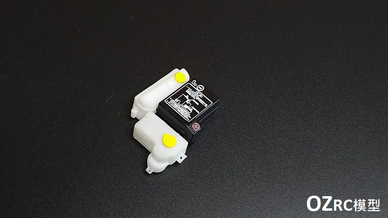 CAPO CD15829 GTR R34 Rc Car Simulation Engine Compartment Fuse Box Wiper Fluid Pot Plastic Kit