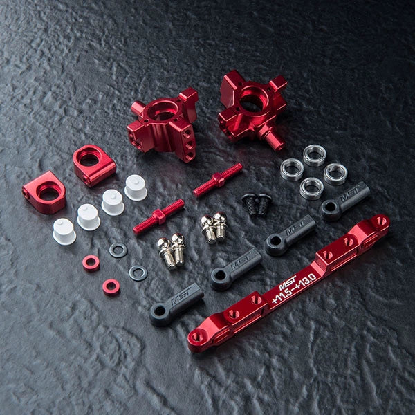 MST FRX MRX RMX EX 1/10 RC drift car Aluminum alloy TMB rear wheel seat set Metal wheel cup op part 210719R BK