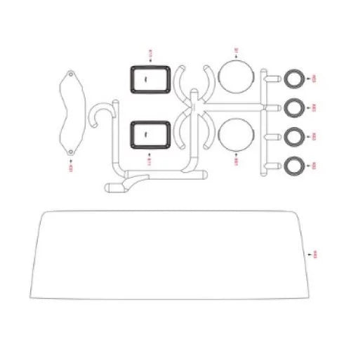 CAPO CD15827 JKMAX 1/8 Rc Car Frame Parts C