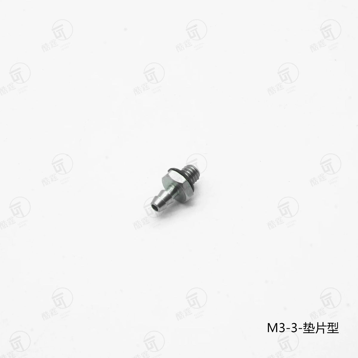 10Pcs 1/14 Rc Hydraulic Excavator Stainless Steel Connector M3-3 M3-2 Bending Nozzle Straight Nozzle