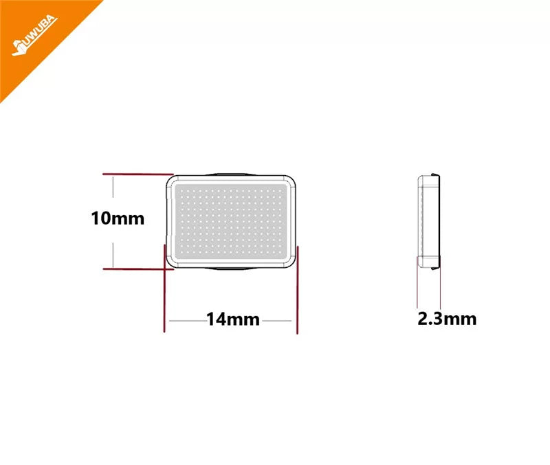 JUWUBA TAMIYA 1/14 King Hauler RC TRACTOR TRILER Tail Light Plastic Cover