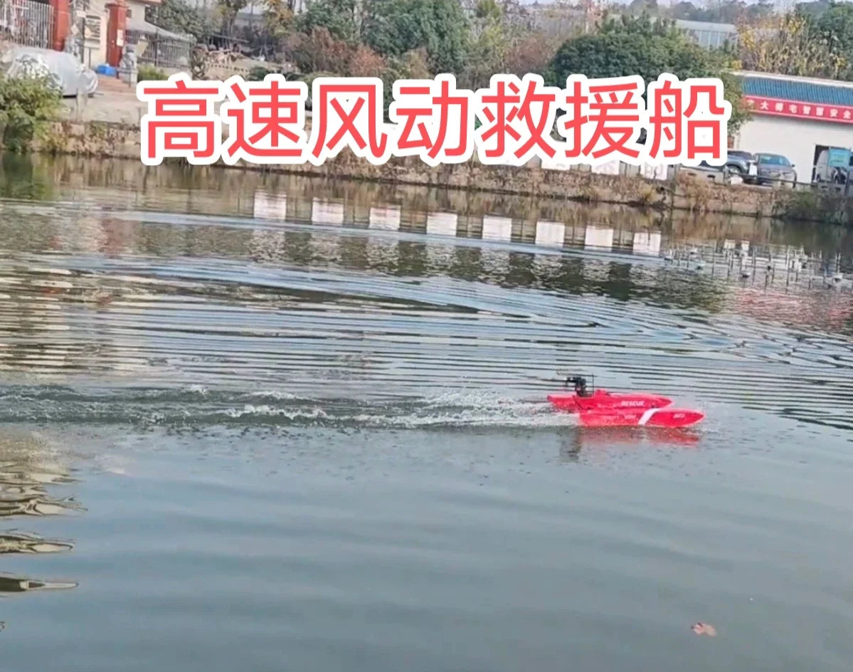 3D Printed RC Wind Powered Rescue Ship Boat RTR