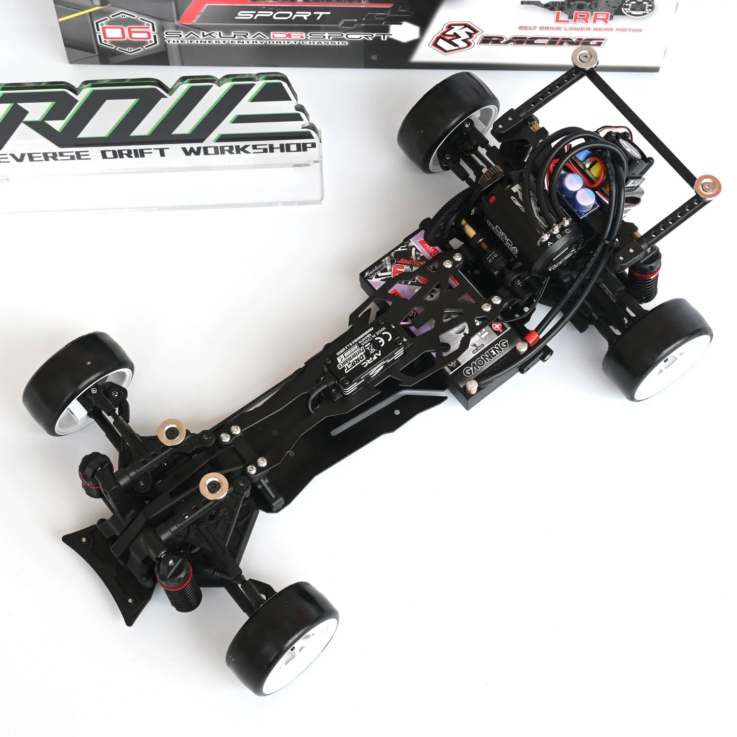 3RACING D6 SPORT 1/10 RWD Brushless S15 with Light RC DRIFT CAR RTR