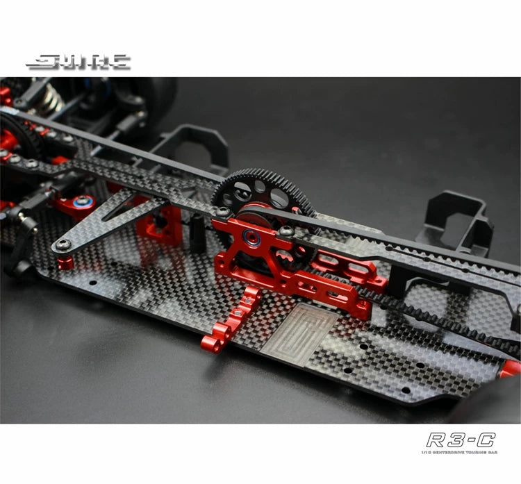 SNRC 1/10 Rc Car R3-G R3-CR3-PRO Center 4WD Belt Carbon Fiber Frame Kit