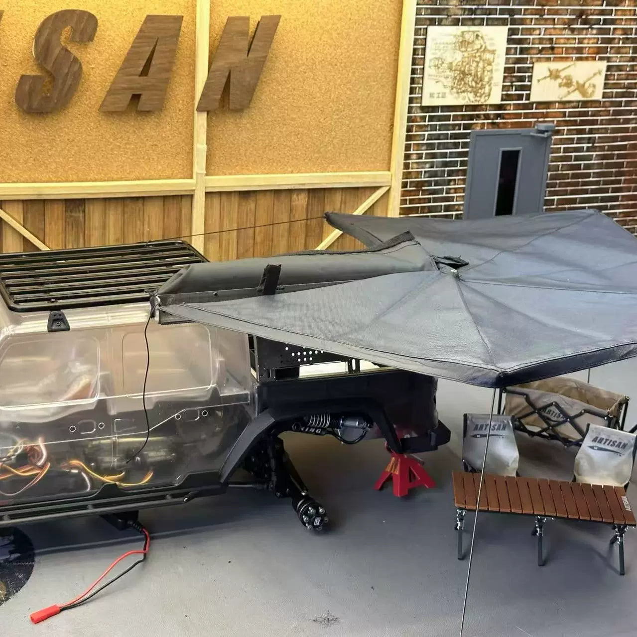 1/10 Rc Car Universal 270 Degree Side Tent Model