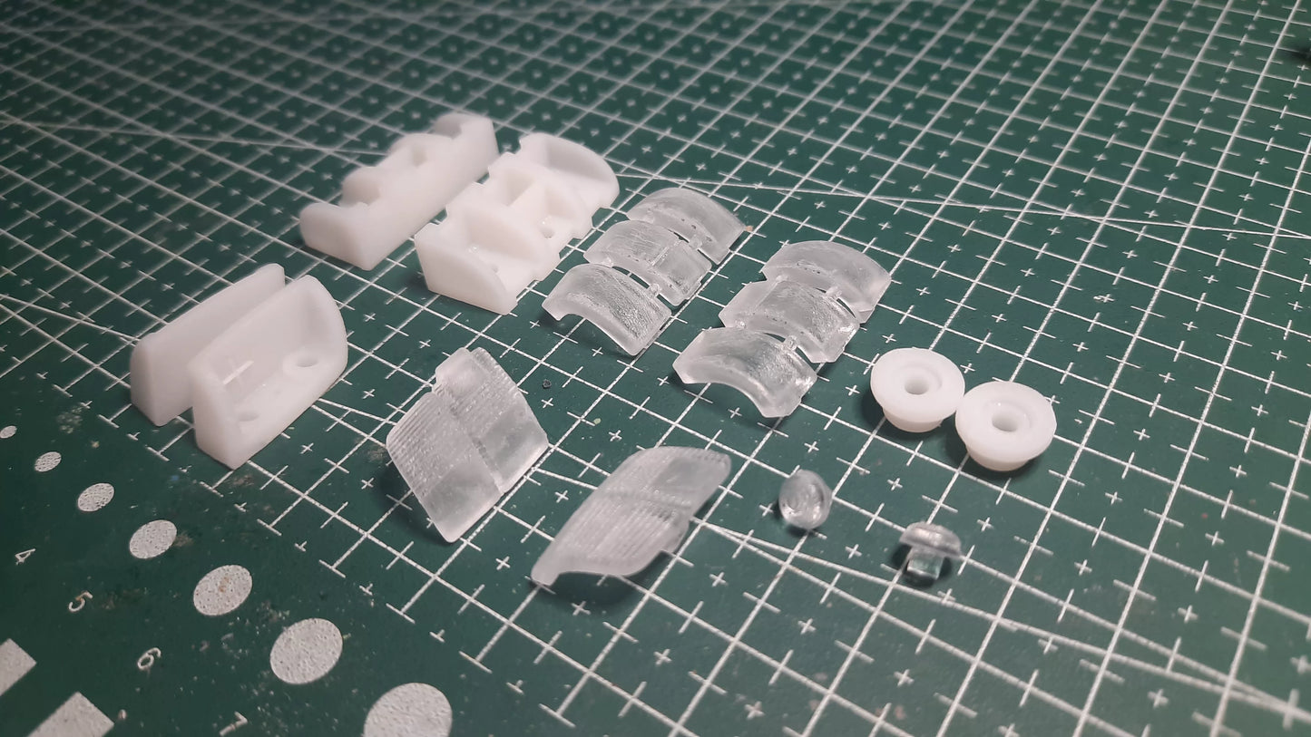 Tamiya CC01 1/10 Pajero Rc Car 3d Printing Light Transparent Lampshade OP