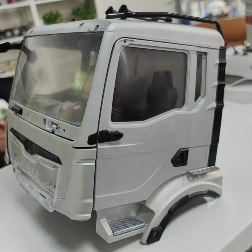 CNC Metal Cab with Interior for  1/14 Tamiya MAN TGX  Rc Dump Truck