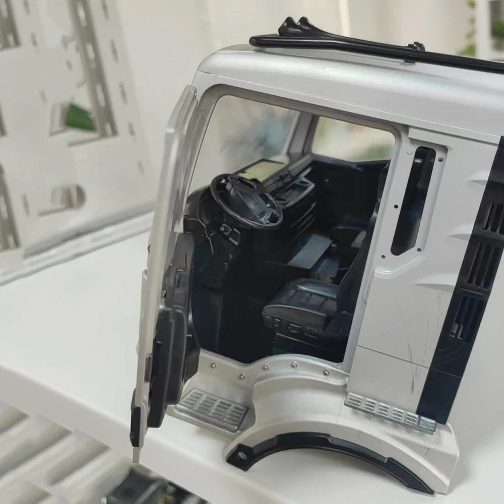 CNC Metal Cab with Interior for  1/14 Tamiya MAN TGX  Rc Dump Truck