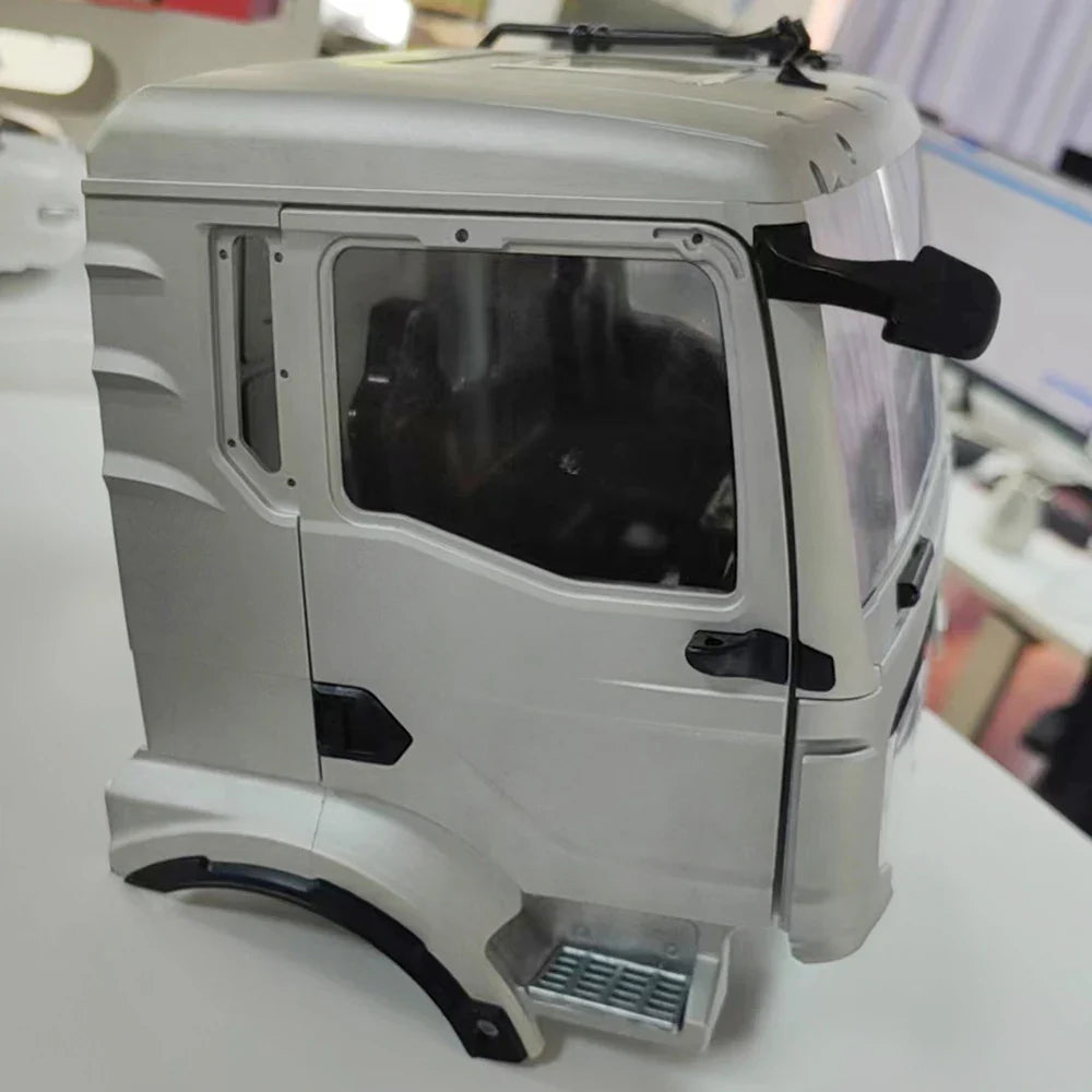 CNC Metal Cab with Interior for  1/14 Tamiya MAN TGX  Rc Dump Truck