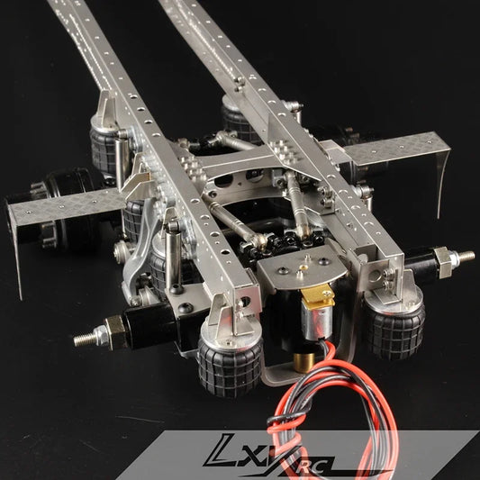 Lxyrc Lift Airbag with Axle Set for Tamiya RC Truck SCANIA 770S R620 VOLVO   Arocs MAN TGX
