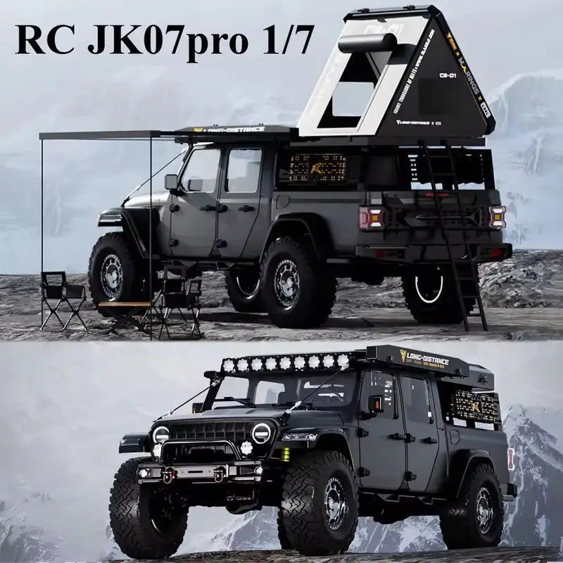 RLAARLO 1/7 Rc Jk07pro Brushless 4wd Remote Control Car RTR