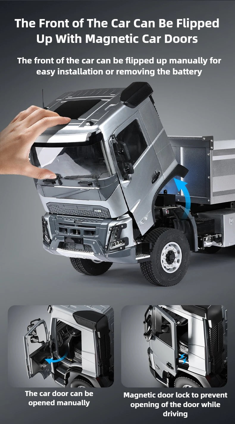 Double E E015 RC Truck 1/14 FMX RC Dump Truck RTR