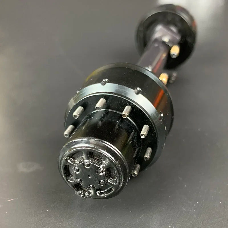 LXYRC 1/14 Metal Bearing Axle with Brake Function for Tamiya RC Truck