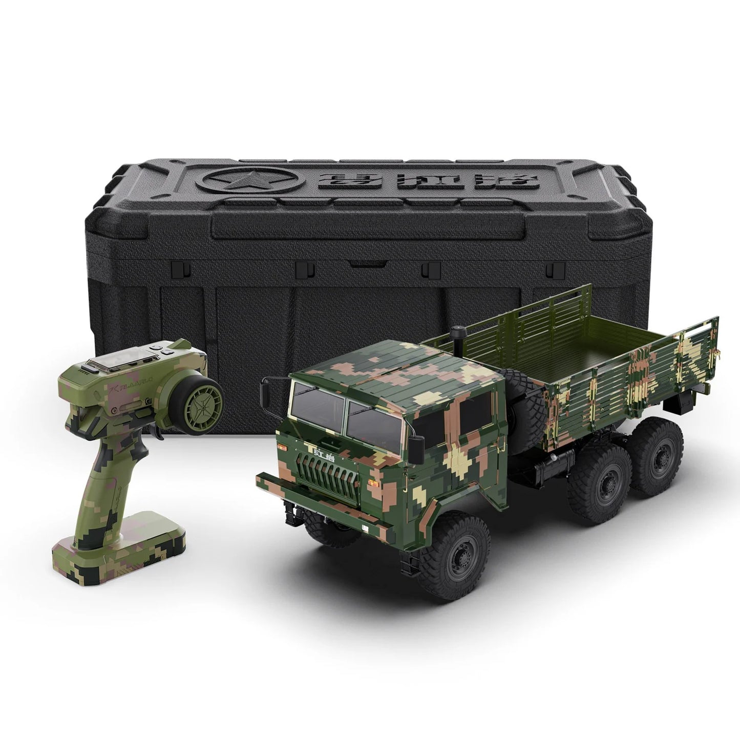 RLAARLO CQ261 1/10 6x6 RC BRUSHLESS Military Truck RTR