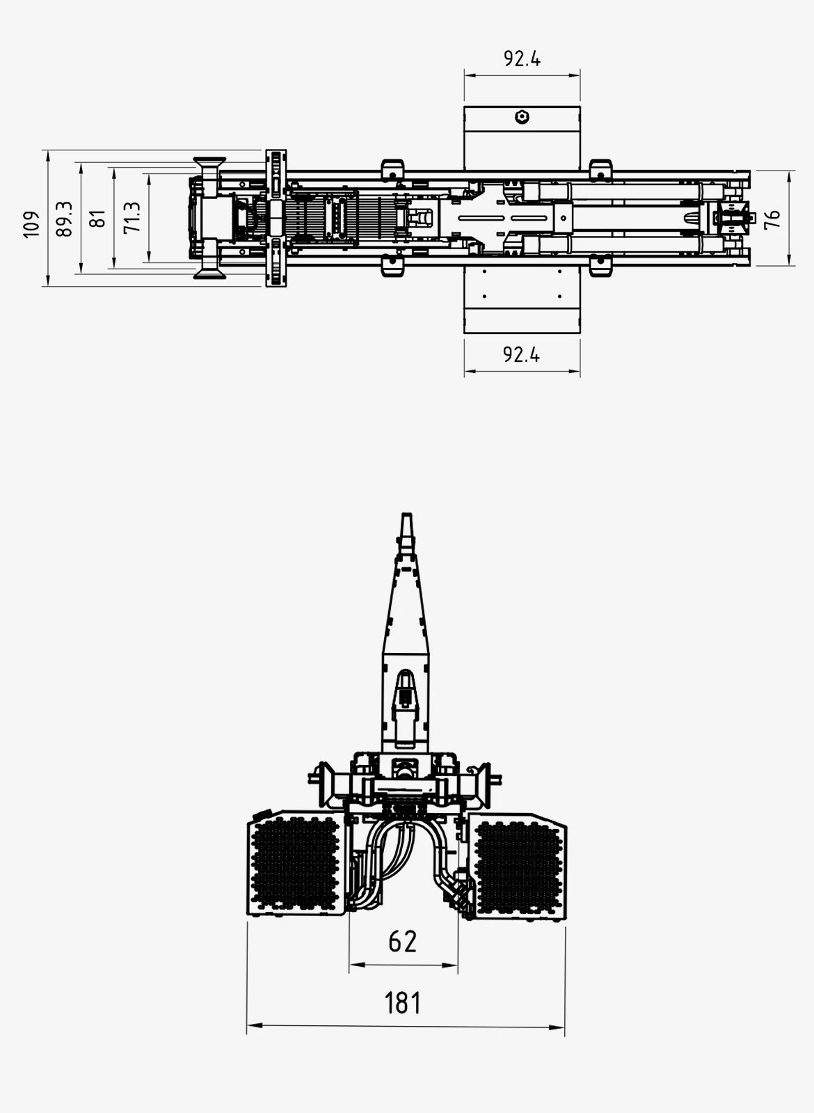 LESU 1/14 Roll-on/Roll-off Hydraulic Telescopic Complete Discharge Vehicle Kit LS-A0060