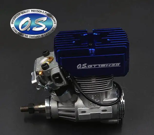 OS Engines GT15HZ II 15cc 2-Stroke Gas Version Engine with PowerBoost Pipe Muffler for 700 91 Class RC Helicopter Petrol Engine