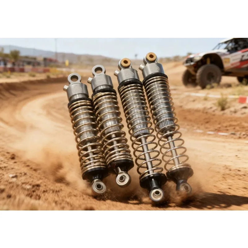 Bm Metal Hydraulic Shock Absorbers for KM 1/8 RAM 1500 Rc Car Op 8395s