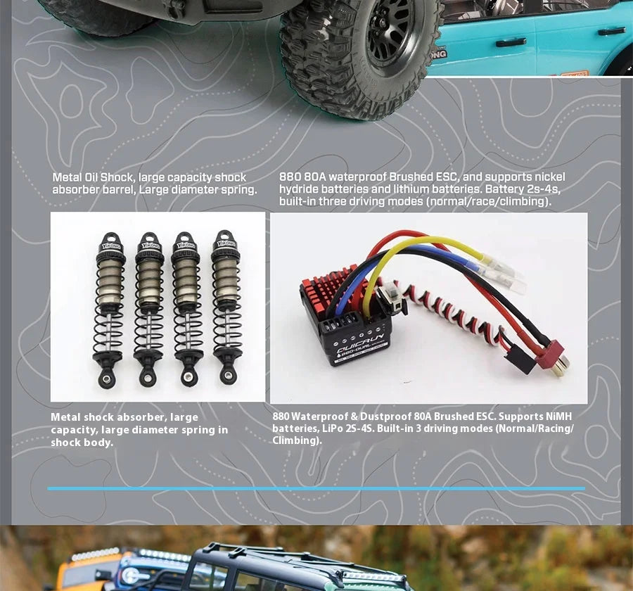YIKONG YK4083 V3 1/8 4wd Rc Car RTR
